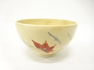 金彩色絵　雲錦　茶碗